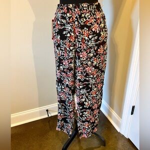 Jessica Simpson Elastic Waist Floral Pants
